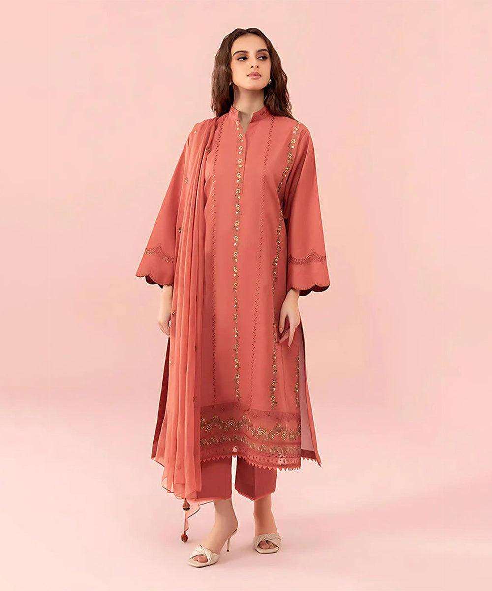Lawn 3PC Embroidered-1065