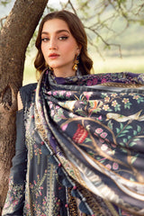 Lawn-3PC Embroidered with Digital Printed Dupatta-1075